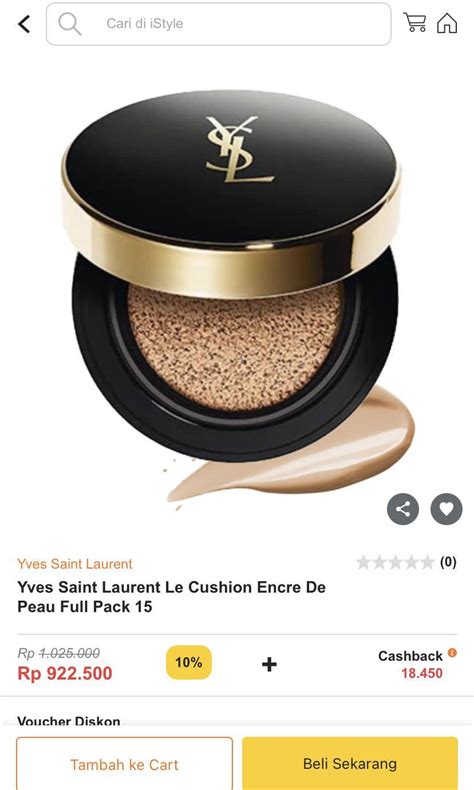 ysl cushion harga|YSL cushion sephora.